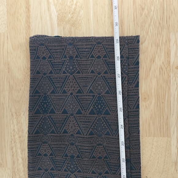 Cartonnier Charlie Ankle Pants Womens 8 Gray Blue Pattern Slim Fit Zipper Hem - Picture 8 of 11